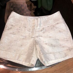 The Limited Cassidy Fit Shorts Silver Shimmer Dress Short